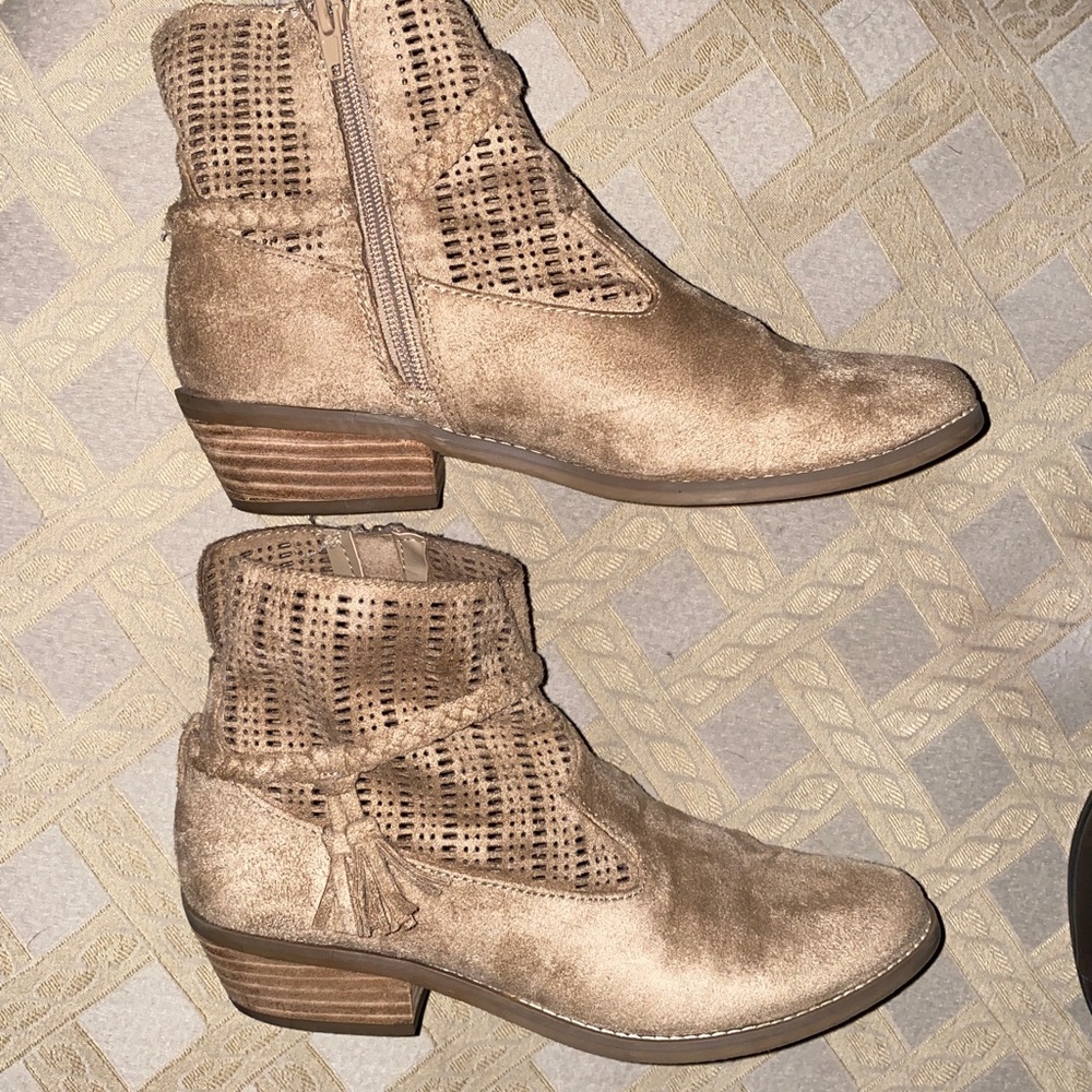 Camel Color Charming Charlie Booties - image 1